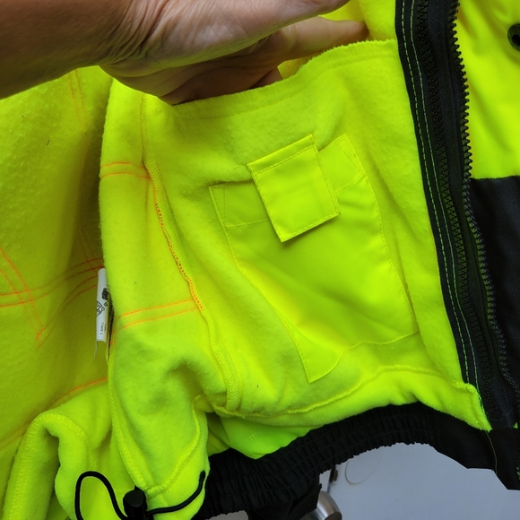 Work King by Tough Duck S413 Class 3 HiVis 3-in-1 Bomber Jacket Large - Picture 12 of 15